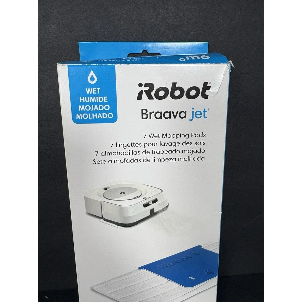 iRobot Braava Jet m6 Wet Mopping Pads 7 Pack Genuine OEM Replacement Open Box